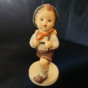 Oruginal Hummel Vintage Boy Figurine with Backpack